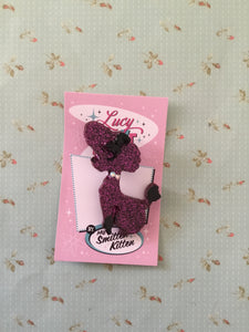 PENNY the poodle brooch - medium - various colours