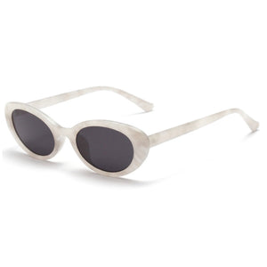Oval frame fakelite  vintage inspired sunglasses