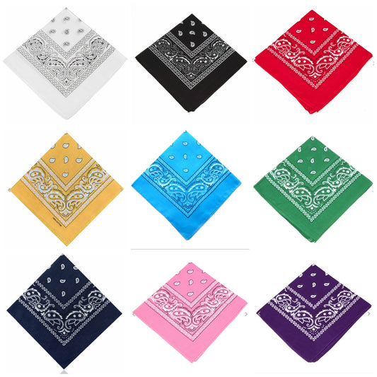 PAISLEY Bandana- various colours