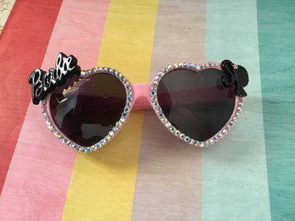 BARBIE inspired heart sunglasses - various colours