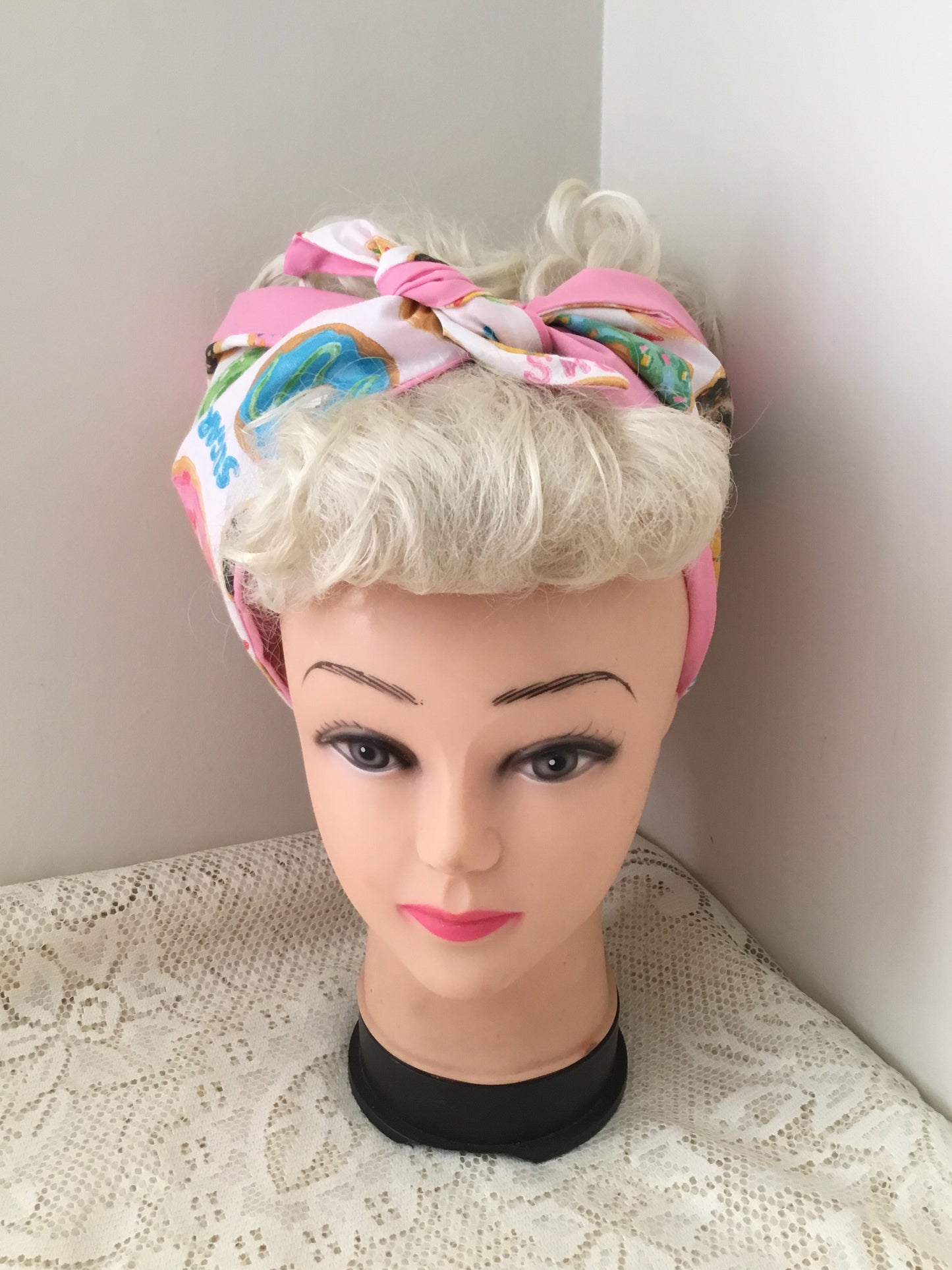 DONUT DELIGHT - vintage inspired do-rags