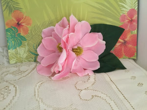MISSY’S magnolia dream - double magnolia cluster hairflower - Pink
