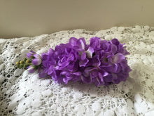 Load image into Gallery viewer, LOLA - cascading cluster hairpiece - PURPLE
