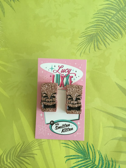 TIKI TIME - tiki earrings - various colours