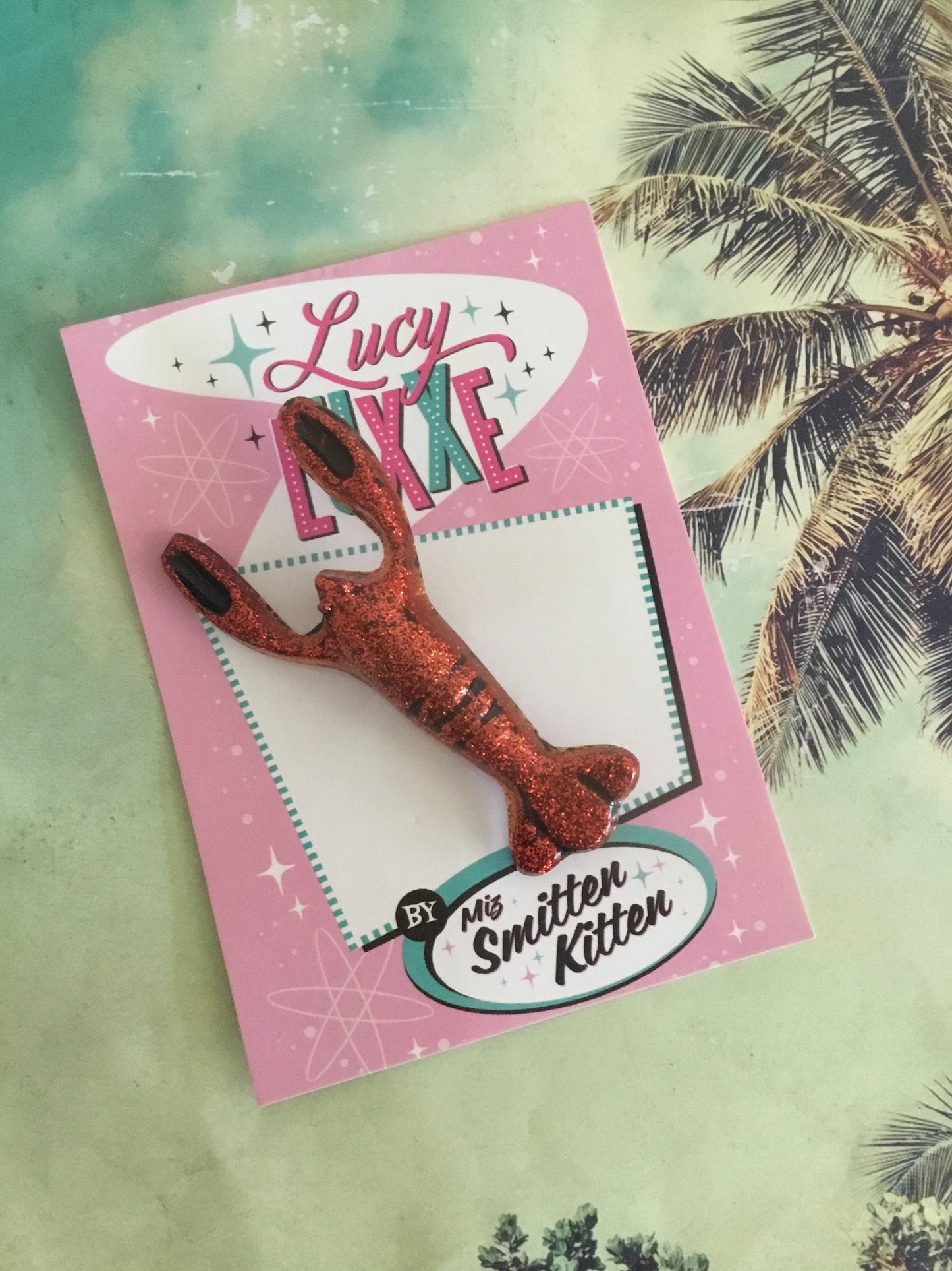 ROCK LOBSTER🦞 brooch - Red