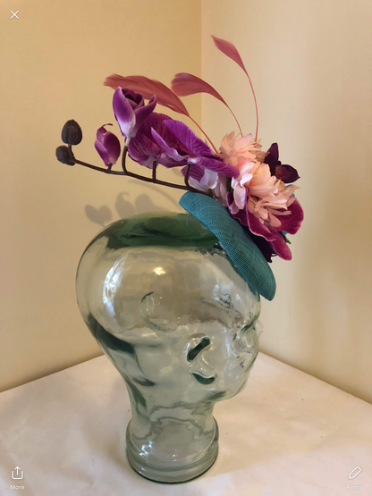 VASHTI - beautiful bespoke pillbox hat