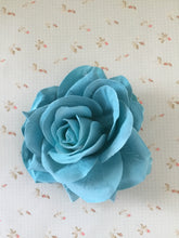 Load image into Gallery viewer, Big vintage inspired single rose hairflower  - various colours
