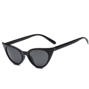 Black cats eye sunglasses pointy tips