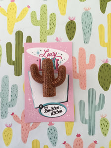 SOUTH OF THE BORDER - cactus 🌵brooch - various colours
