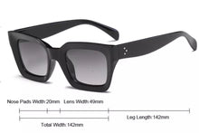 Load image into Gallery viewer, Retro square frame sunglasses - LEOPARD TEA
