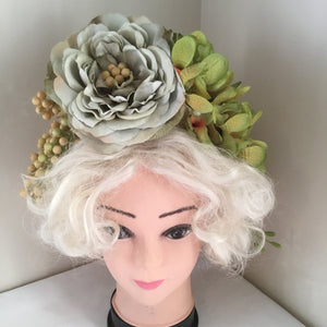 RAYNA - bespoke floral crown, occasion wear