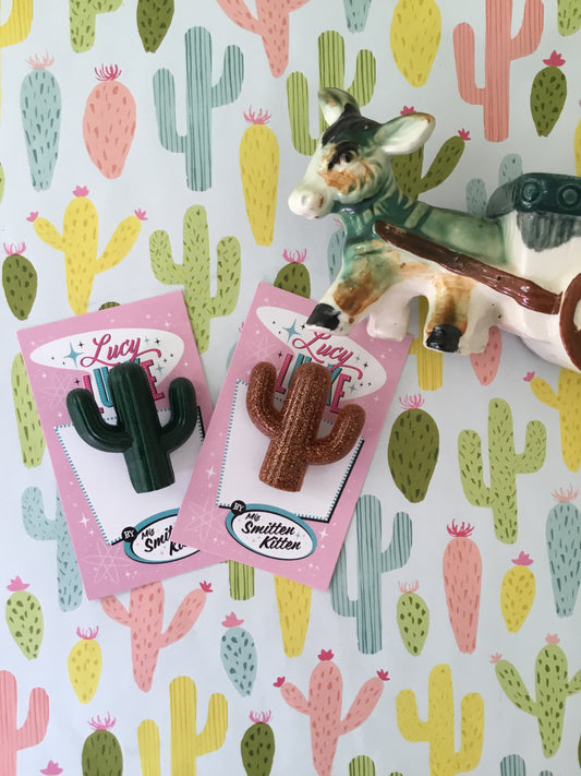 SOUTH OF THE BORDER - cactus 🌵brooch - various colours