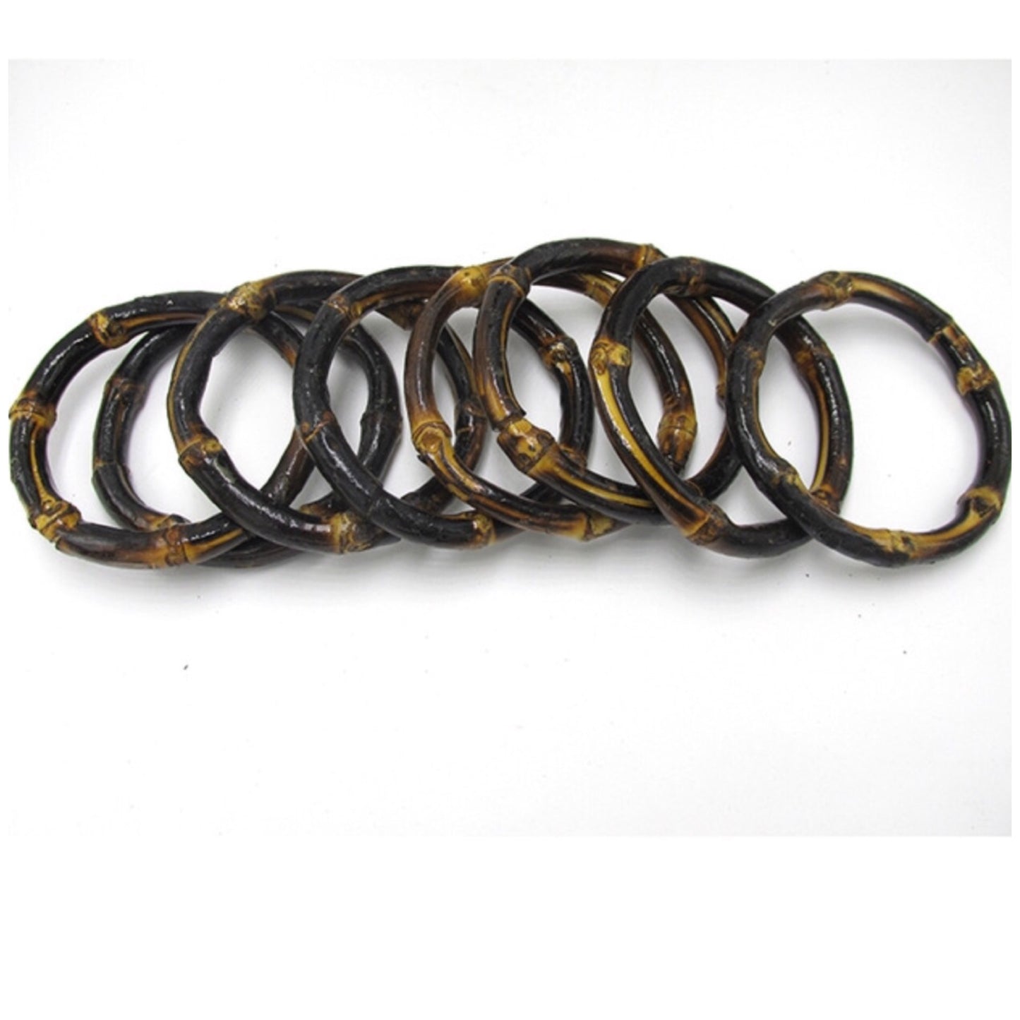 Bamboo bangle - natural dark brown