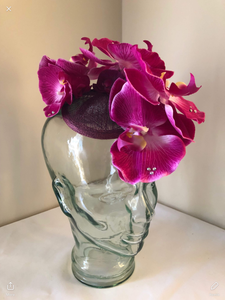 ILARIA - bespoke phalaenopsis orchid fascinator