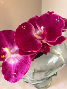 ILARIA - bespoke phalaenopsis orchid fascinator