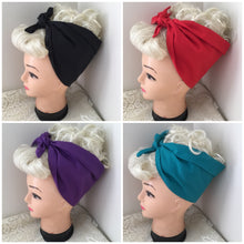 Load image into Gallery viewer, PLAIN- vintage inspired do-rags - various colours
