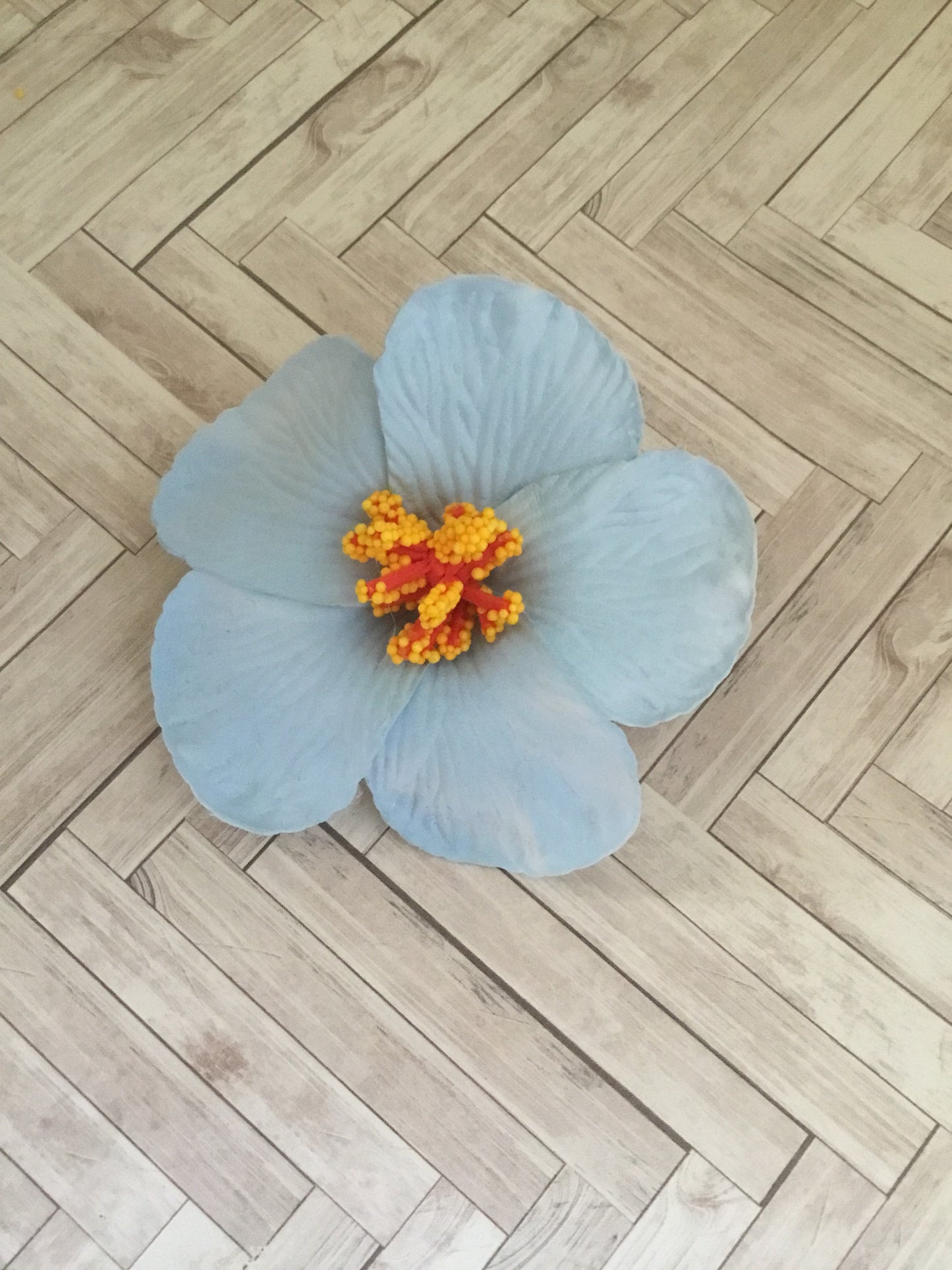 HIBISCUS - hand painted hairflower - various colours