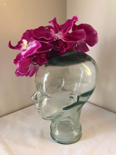 Load image into Gallery viewer, ILARIA - bespoke phalaenopsis orchid fascinator
