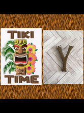 Load image into Gallery viewer, Y - TIKI font initial brooch , exclusive design - various colours
