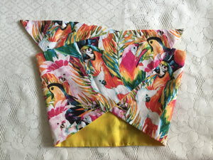TROPICAL BIRDS - vintage inspired do-rags