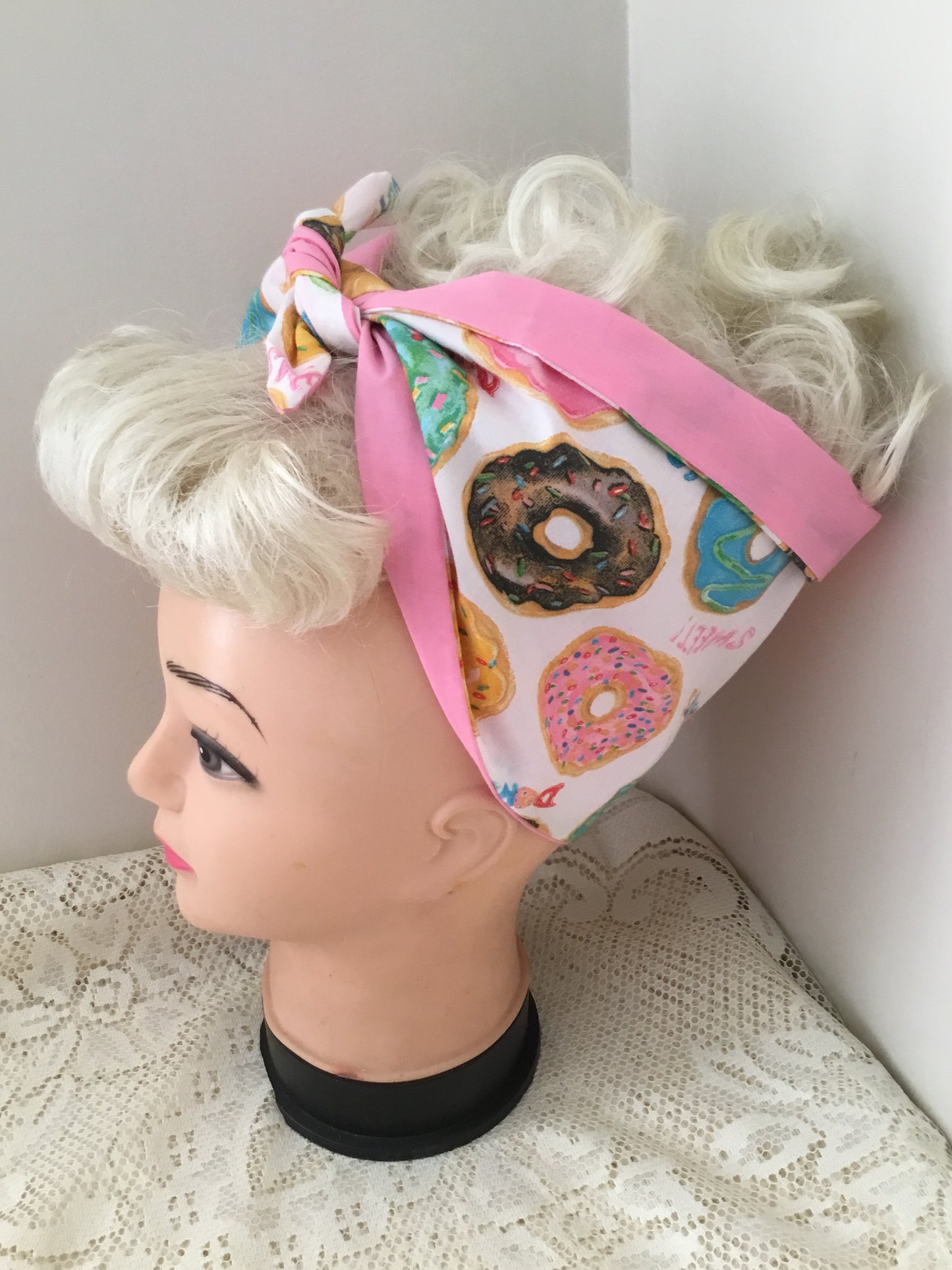 DONUT DELIGHT - vintage inspired do-rags