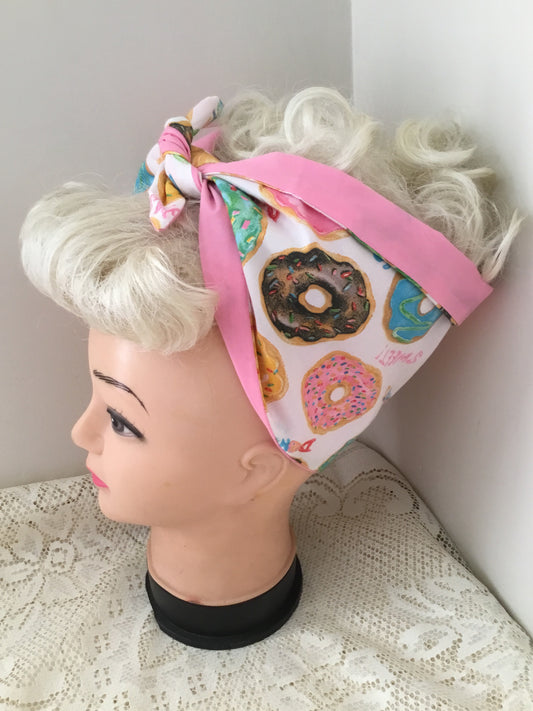 DONUT DELIGHT - vintage inspired do-rags