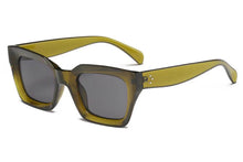 Load image into Gallery viewer, Retro square frame sunglasses - GREEN

