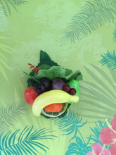 Load image into Gallery viewer, LEILANI - Green hibiscus  / Fruit cluster hairpiece
