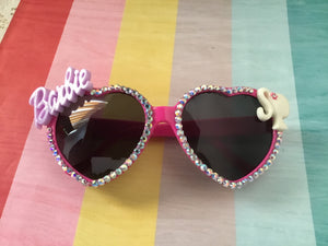 BARBIE inspired heart sunglasses - various colours