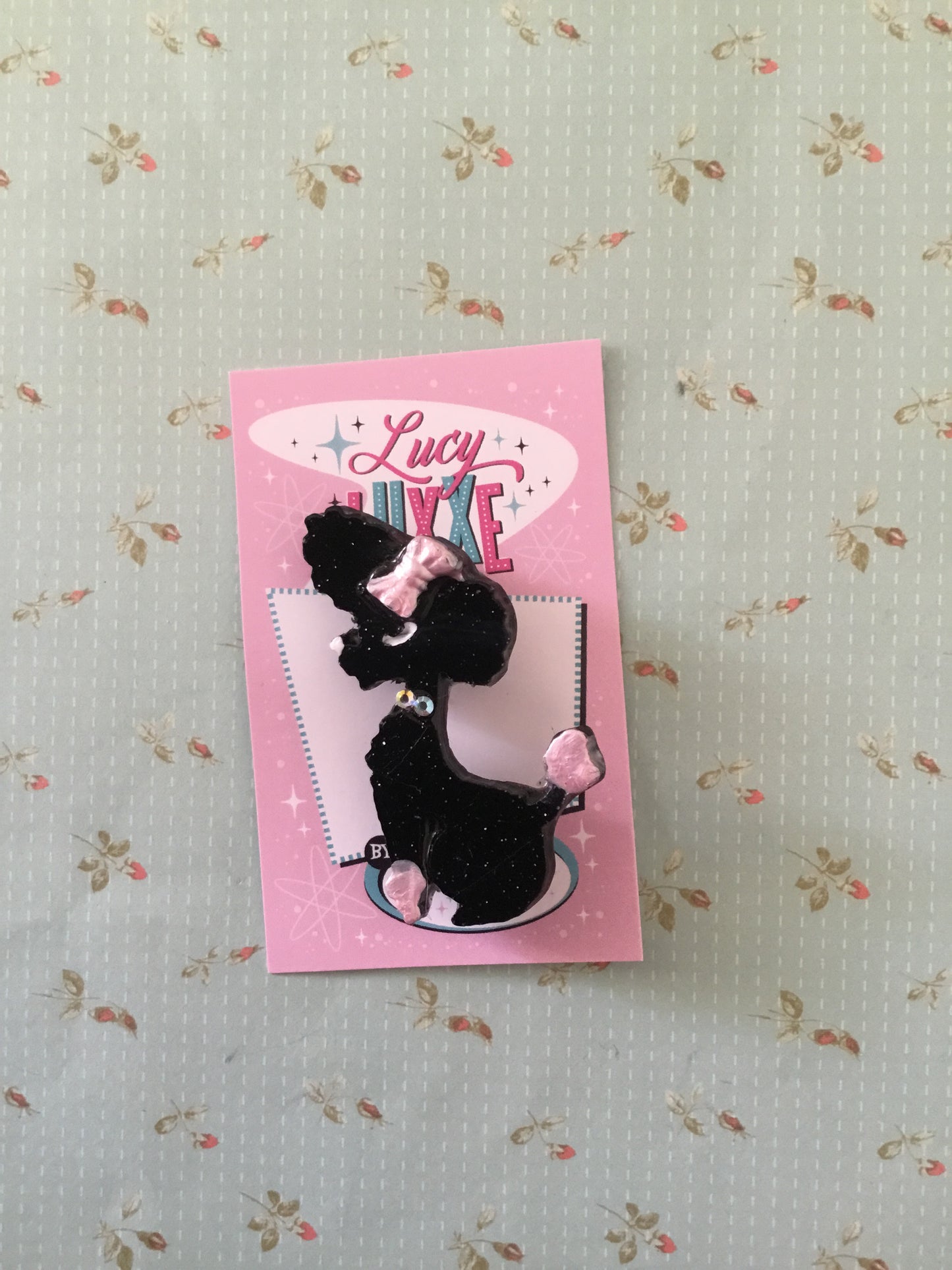 PENNY the poodle brooch - medium - various colours