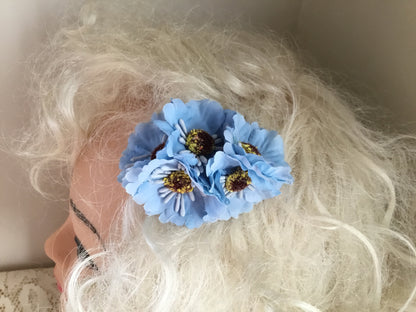 RITA - daisy cluster hair flowers - various colours