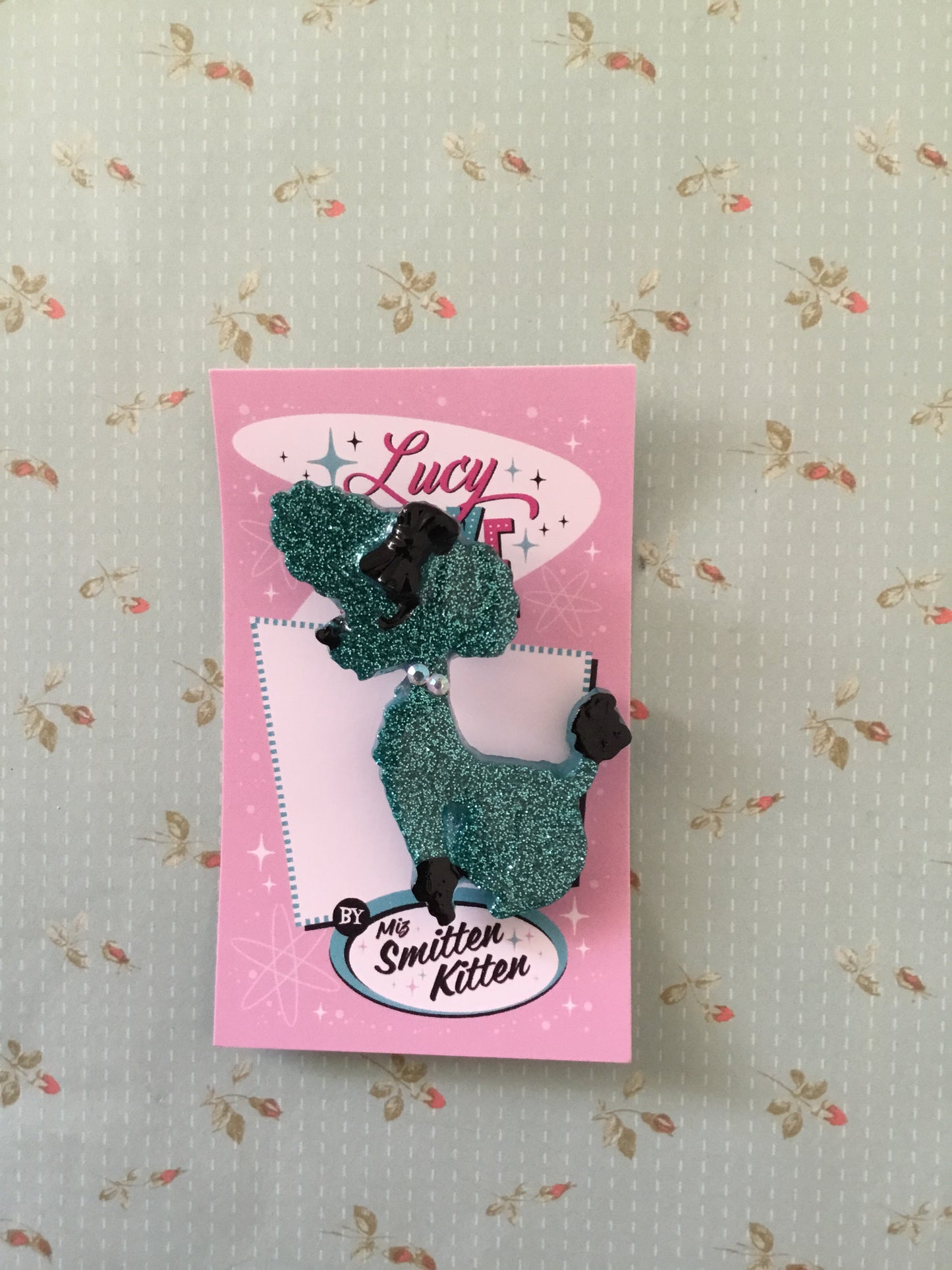 PENNY the poodle brooch - medium - various colours