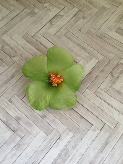 HIBISCUS - hand painted hairflower - various colours