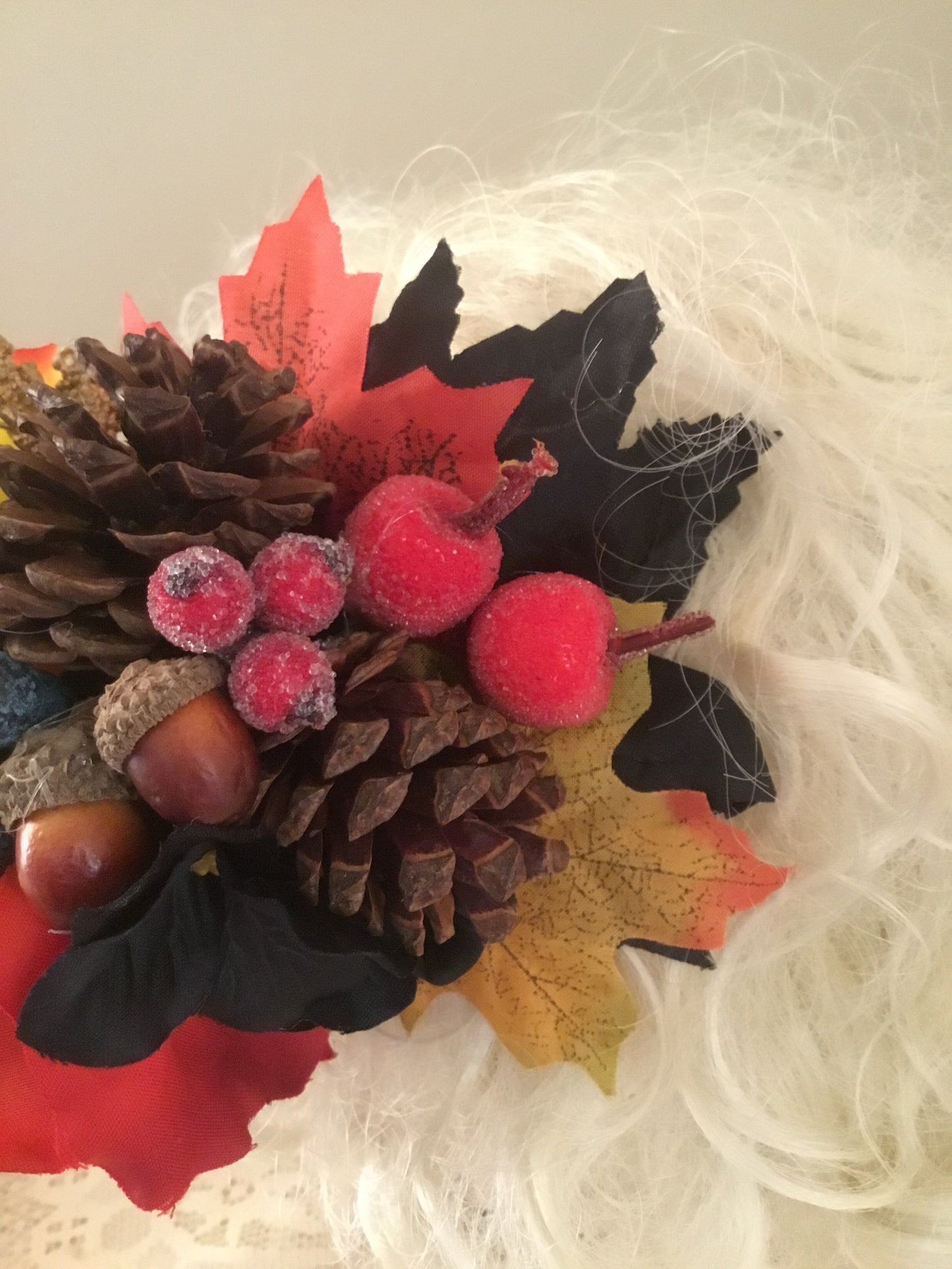 MAPLE - large autumn inspired hair flower cluster