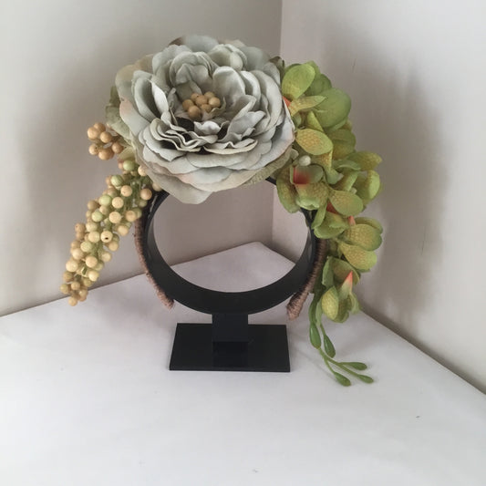 RAYNA - bespoke floral crown, occasion wear