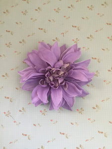 DAHLIA - pastel flower hair clip - various colours