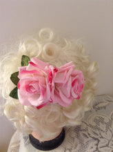 Load image into Gallery viewer, ROSIE - double velvet rose comb - Pink
