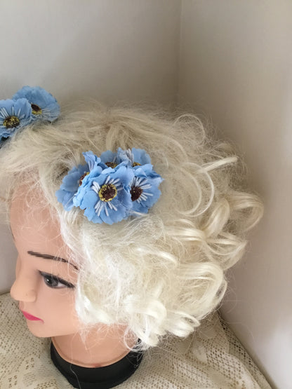 RITA - daisy cluster hair flowers - various colours