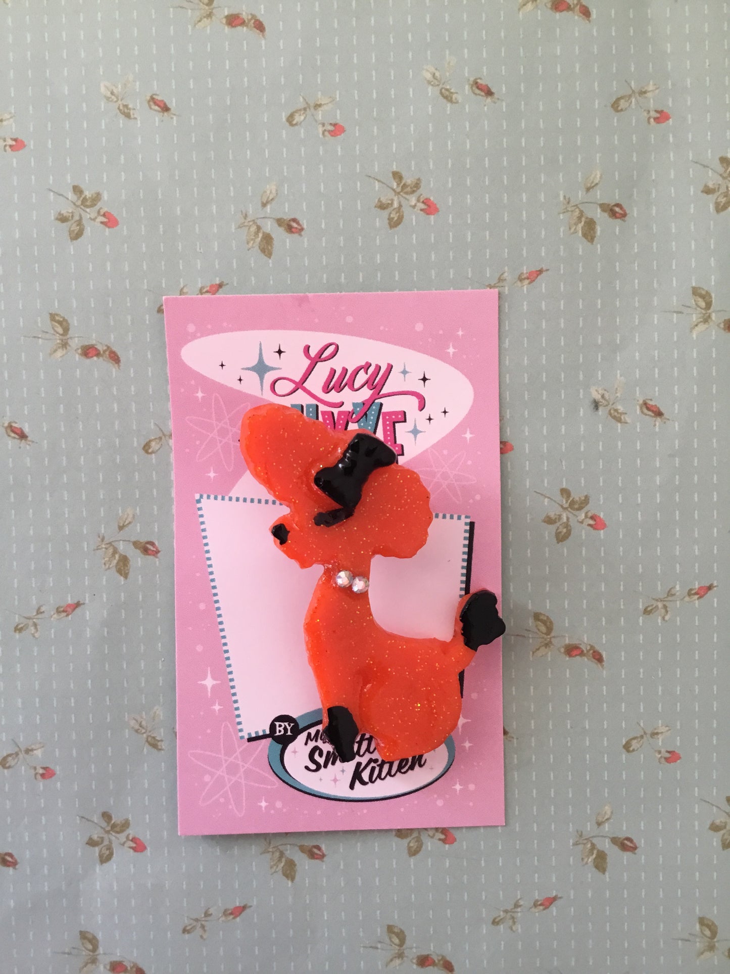 PENNY the poodle brooch - medium - various colours