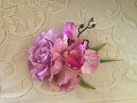 FIONA - large flower cluster hairflower - Lilac