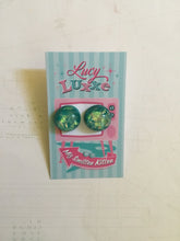 Load image into Gallery viewer, AUDREY - confetti lucite dome earrings - various colours
