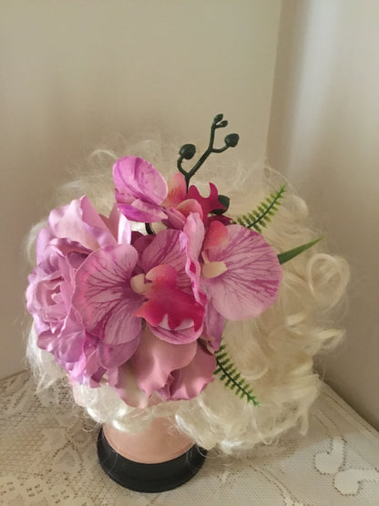 FIONA - large flower cluster hairflower - Lilac