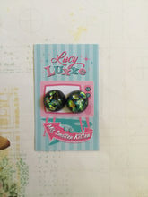 Load image into Gallery viewer, AUDREY - confetti lucite dome earrings - various colours
