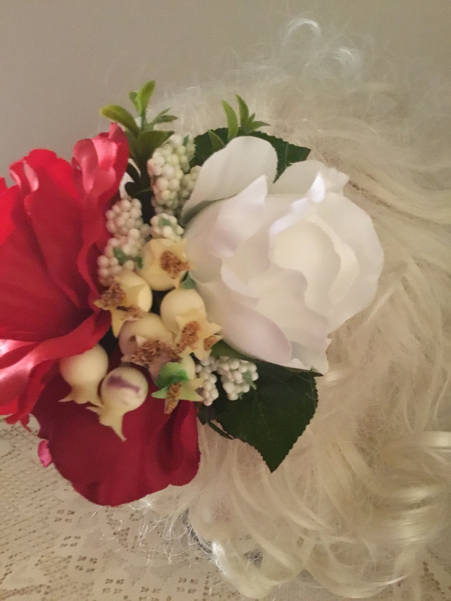 WENDY - large vintage inspired cluster hairflower